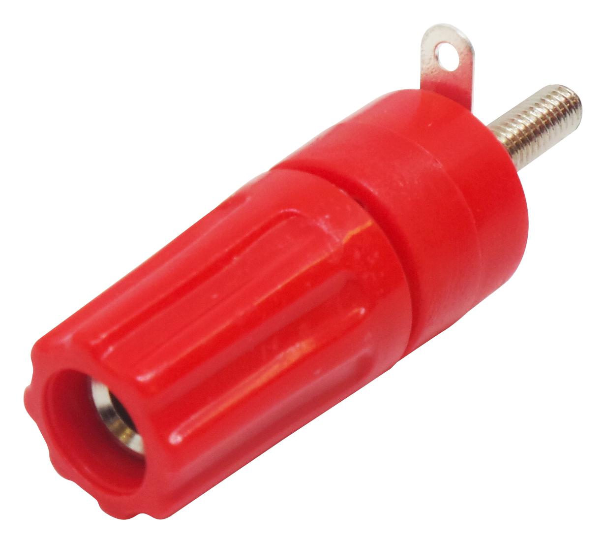 Deltron Components 552-0500 Insulated Terminal, 30A, Solder, Red