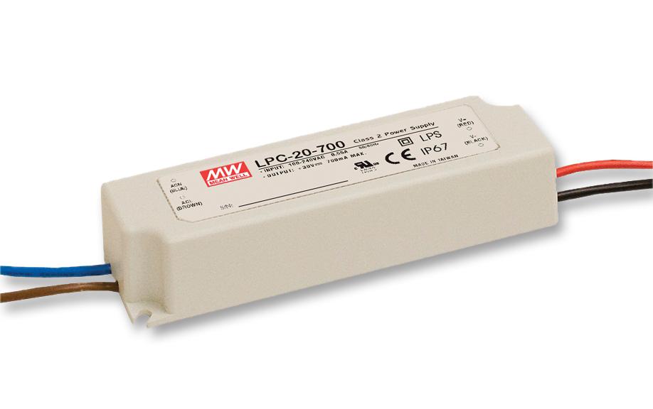 Mean Well Lpc-60-1750 Led Driver, Ac-Dc, Cc, 1.75A, 34V