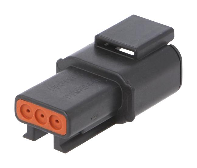 Deutsch - Te Connectivity Dtmh04-3Pa Automotive Housing, Rcpt, 3Pos, 7.5A