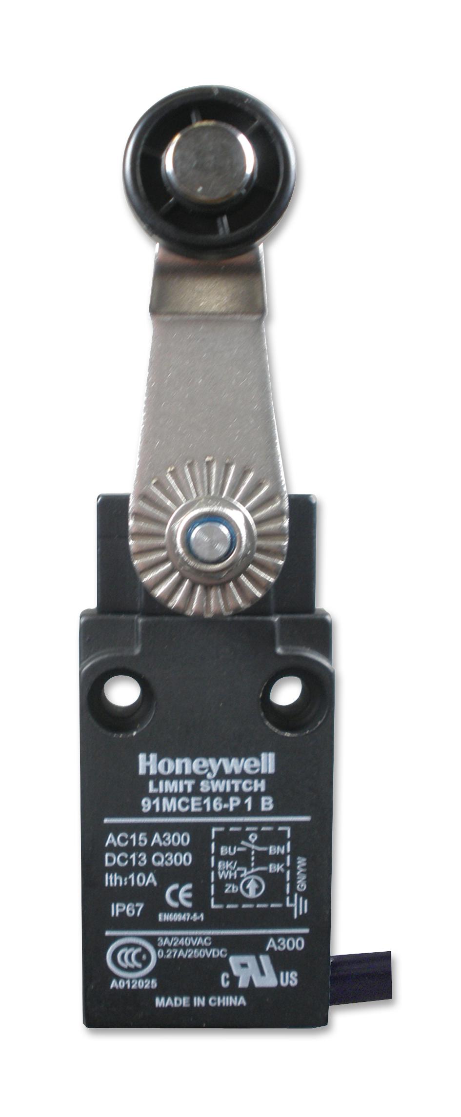 Honeywell / Partner Stock 91Mce16-P1 Limit Sw 11N 2.4Lb 10A 300Vac 1No 1Nc