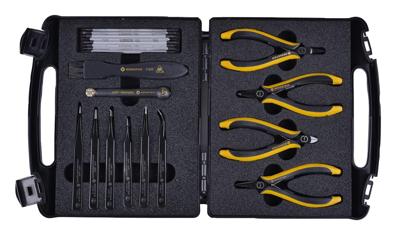 Bernstein Werkzeugfabrik 2230 Esd Tool Set Elite, 20 Tools