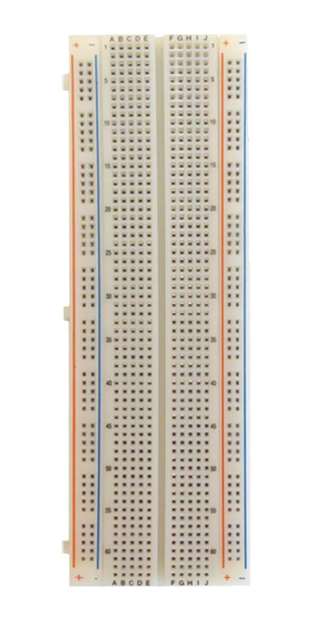 Twin Industries Tw-E41-1020 Breadboard, Solderless, 830 Tie Points