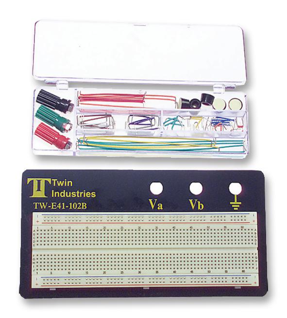 Twin Industries Tw-E41-102B Breadboard, Solderless, 2.14 X 6.5