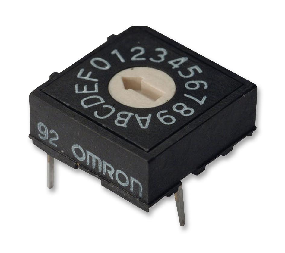 Omron Electronic Components A6R101Rs Switch, Rotary, 10 Pos, 4X1, Top