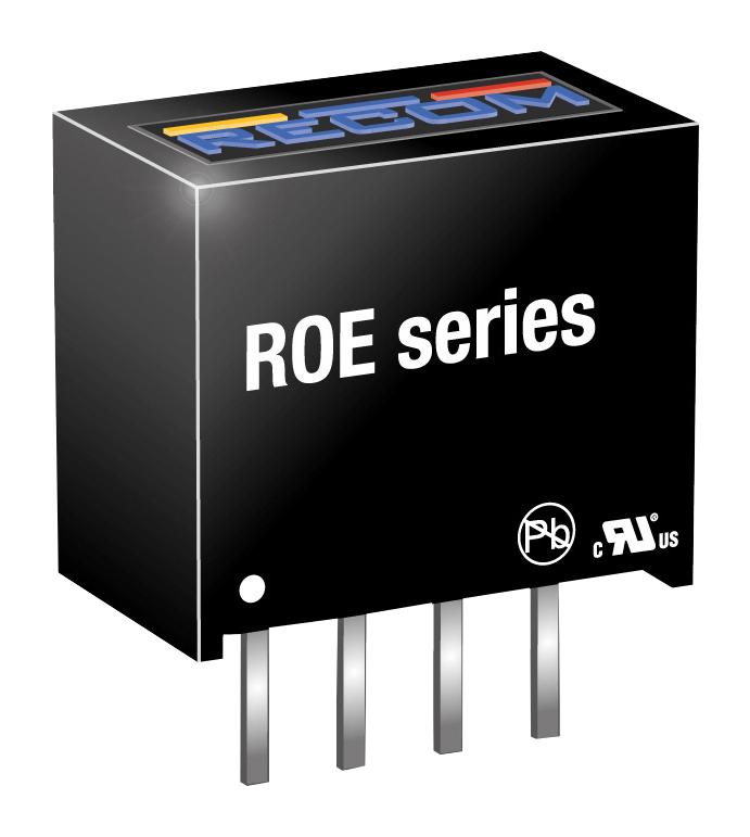 Recom Power Roe-0515S Dc-Dc Converter, 15V, 0.066A