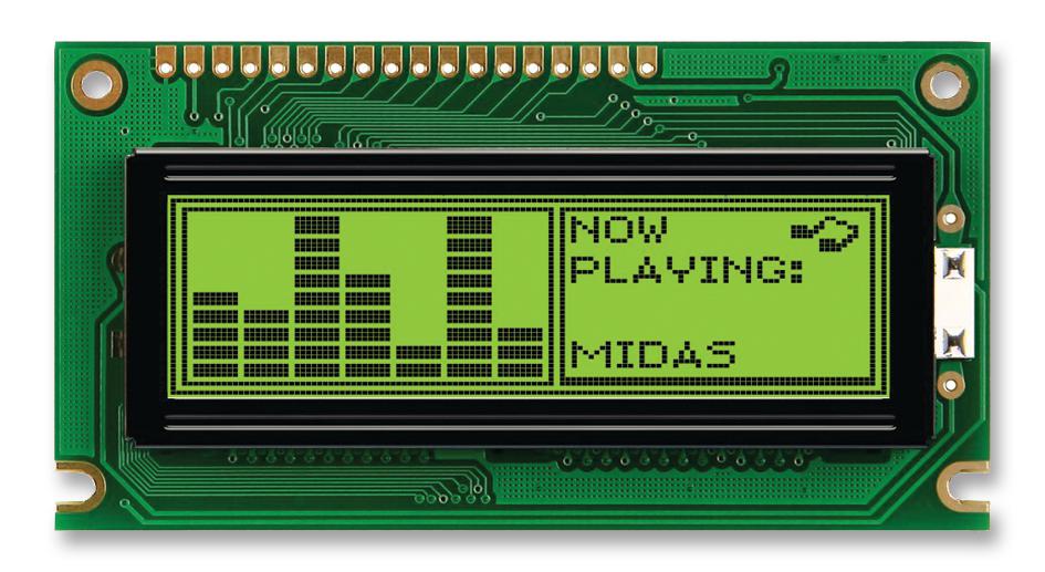 Midas Displays Mc122032B6W-Spr-V2 Display, Lcd Graphic, 122X32, Stn