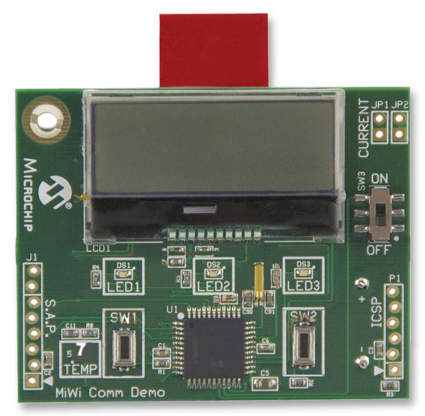 Microchip Dm182016-1 Kit, Miwi Demo W/mrf24J40, 2.4Ghz