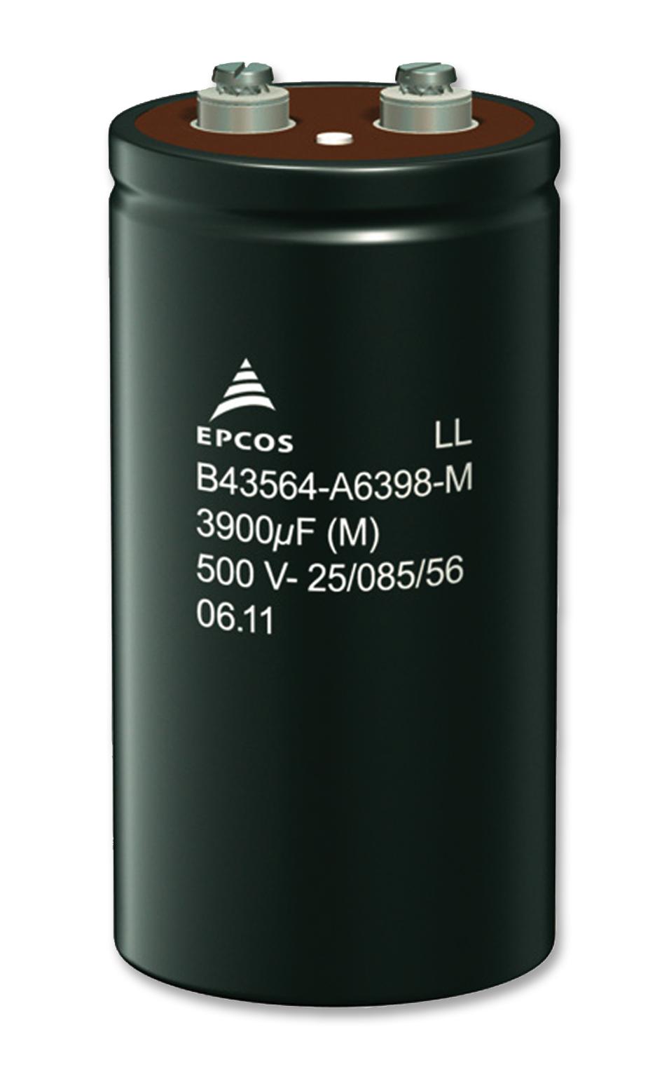 Epcos B43464A9688M000 Cap, 6800Uf, 400V, Alu Elec, Screw