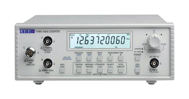 Aim-Tti Instruments Tf960 Frequency Counter, 6Ghz, 10 Digit, Tcxo