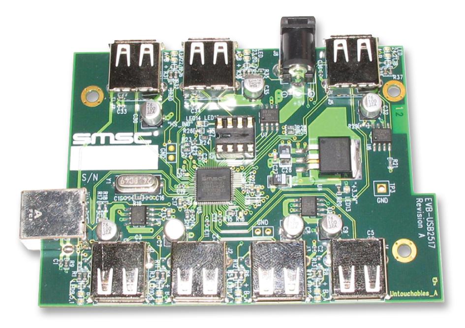 Microchip Evb-Usb2517 Evaluation Board, Interface