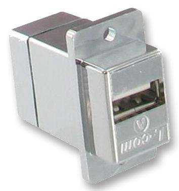 L-Com Ecf504-Uaas Adaptor, Usb A, Jack To Jack, 4Way