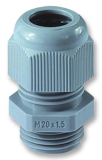 Hylec 50.616 Pa/4X2.3 Cable Gland, Pa6, 4X2.3Mm, M12, Grey