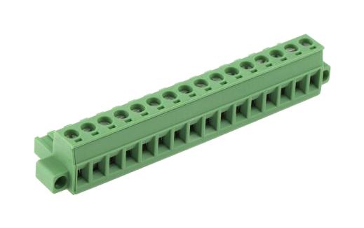 Phoenix Contact 1757158 Terminal Block, Pluggable, 16Pos, 12Awg