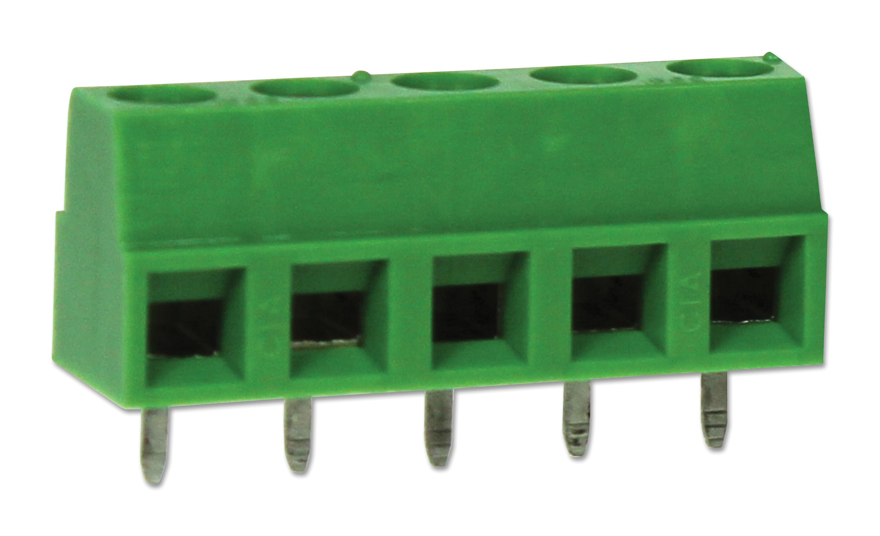 Camdenboss Ctb0508/5 Terminal Block, Wire To Brd, 5Pos, 14Awg