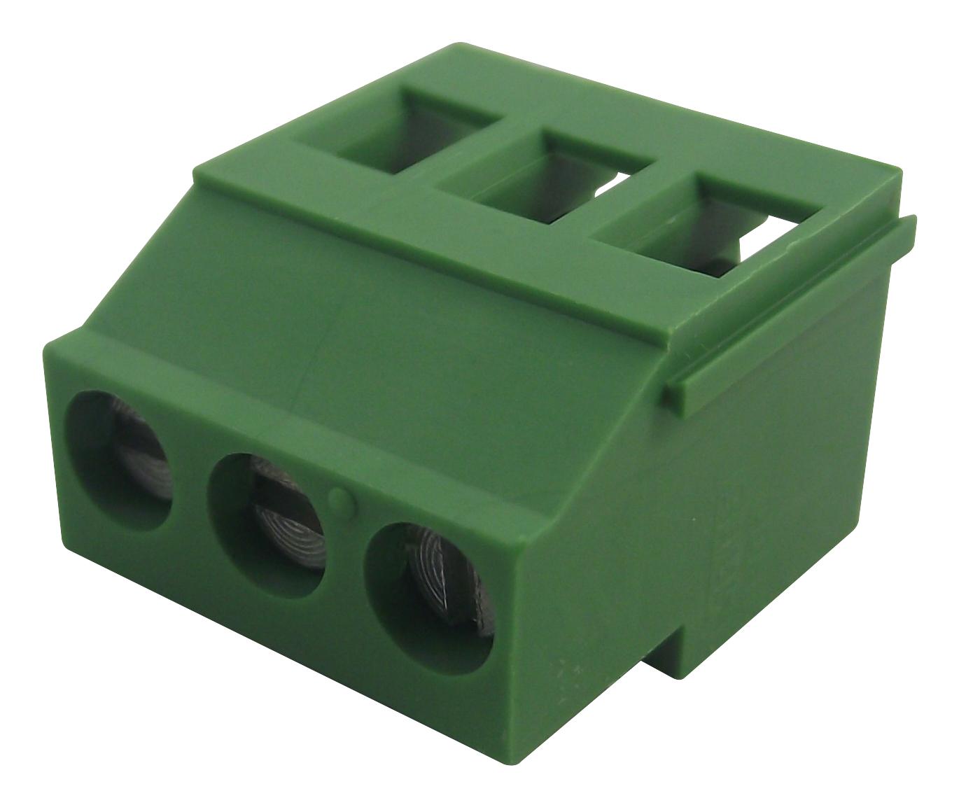 Camdenboss Ctb0708/3 Terminal Block, Wire To Brd, 2Pos, 12Awg