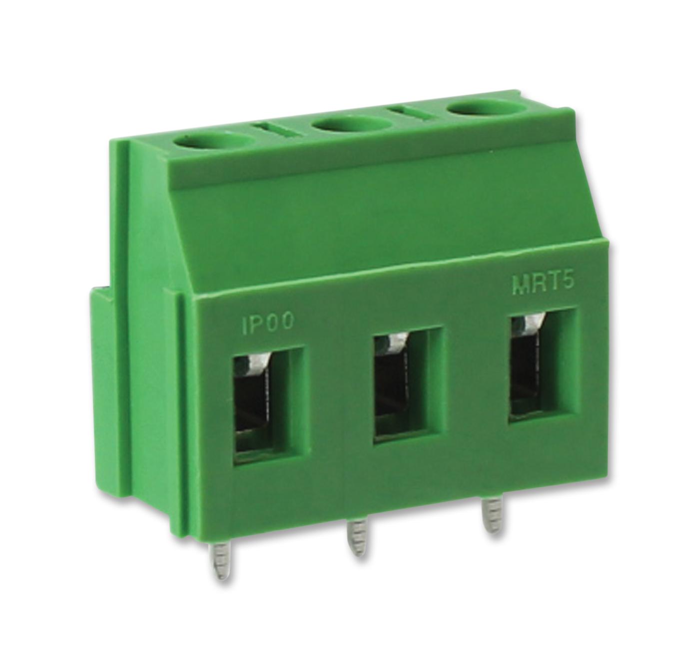 Camdenboss Ctb07Vk/3 Terminal Block, Wire To Brd, 3Pos, 12Awg