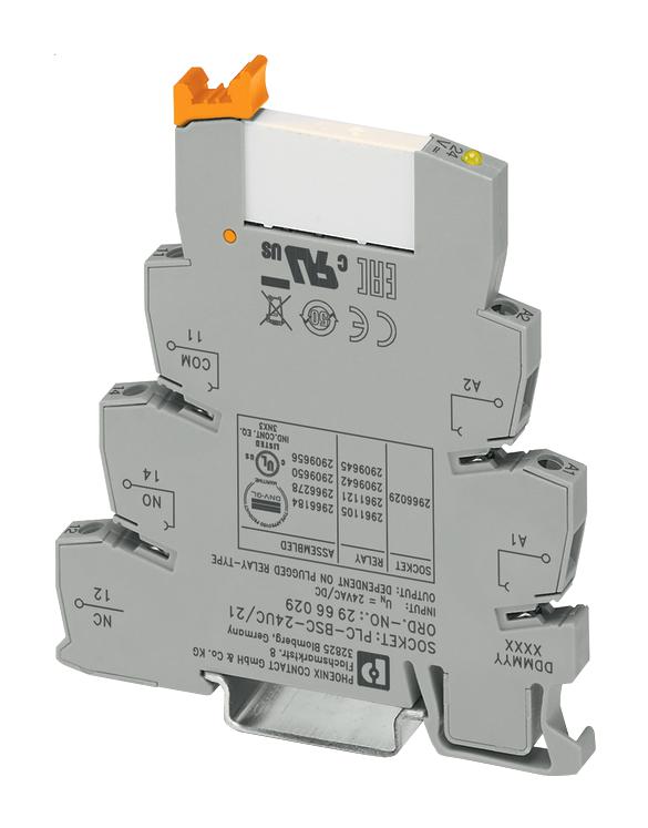 Phoenix Contact 2966184 Relay, Spdt, 250Vac, 6A