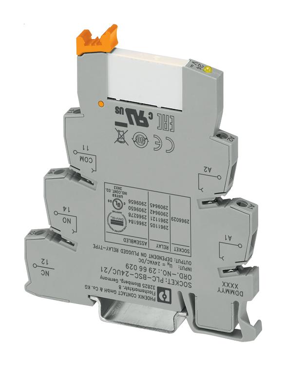 Phoenix Contact 2966197 Relay, Spdt, 250Vac, 6A