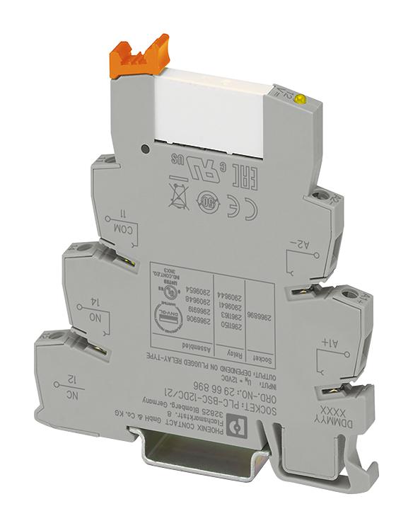 Phoenix Contact 2966906 Relay, Spdt, 250Vac, 6A