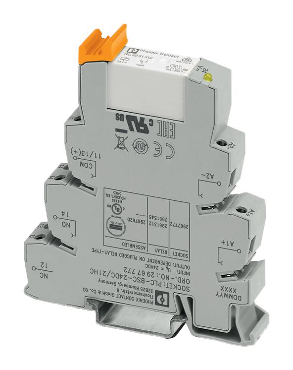 Phoenix Contact 2967620 Relay, Spdt, 250Vac, 10A