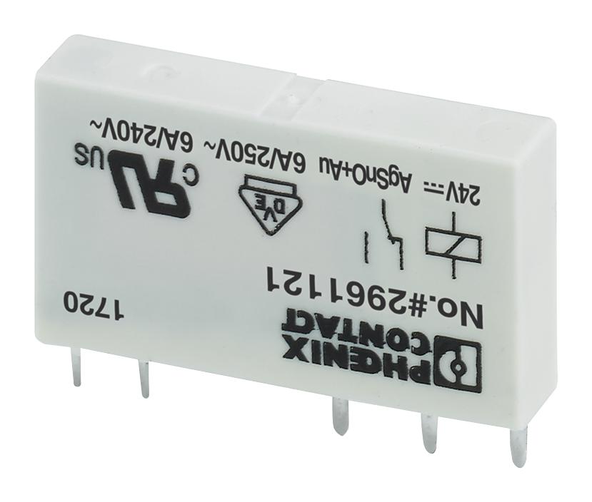 Phoenix Contact 2961121 Relay, Spdt, 30Vac, 36Vdc, 0.05A