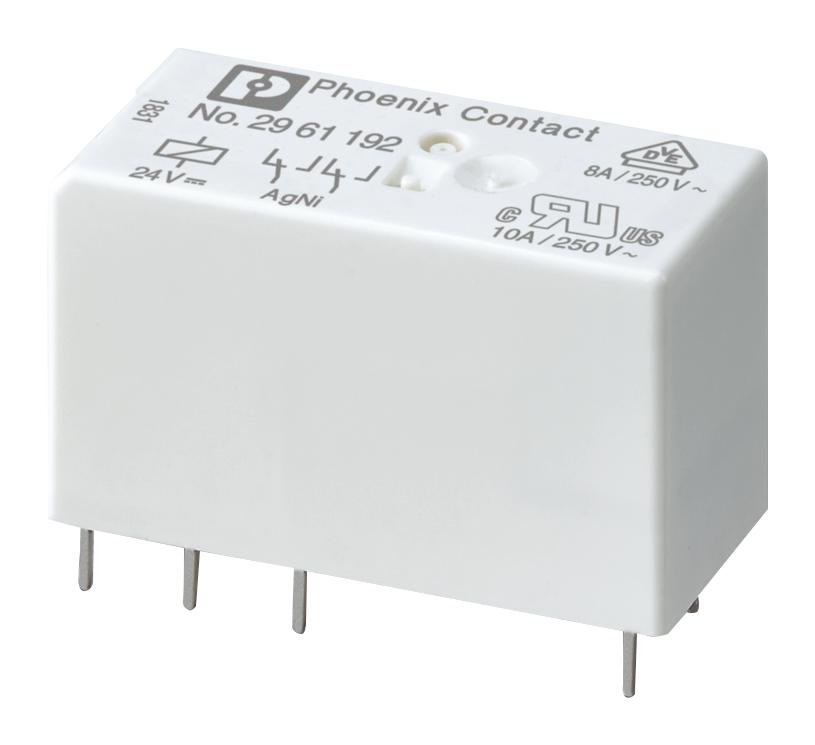 Phoenix Contact 2961192 Relay, Dpdt, 250Vac, 8A