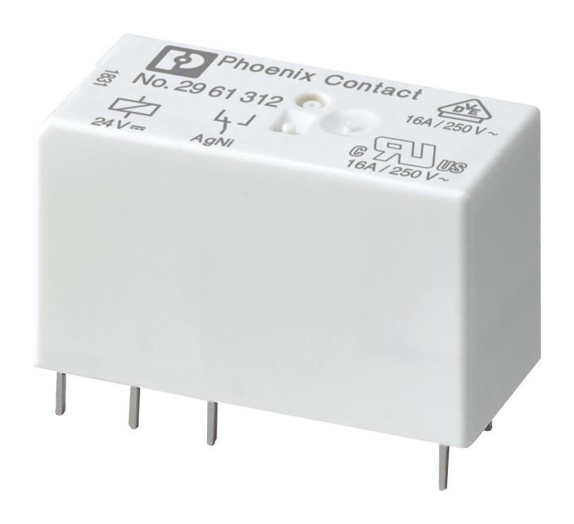 Phoenix Contact 2961312 Relay, Spdt, 250Vac, 16A