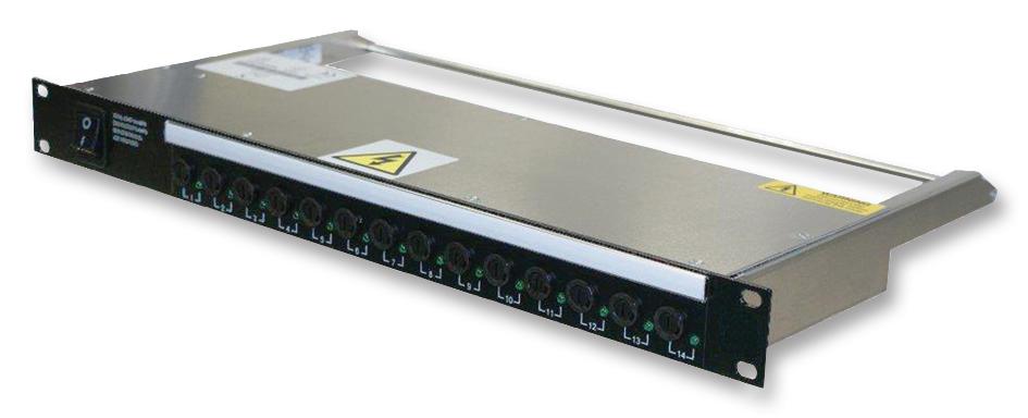 Bes Mdu14S Mains Distribution Unit, 14 Way, 1U, Seq