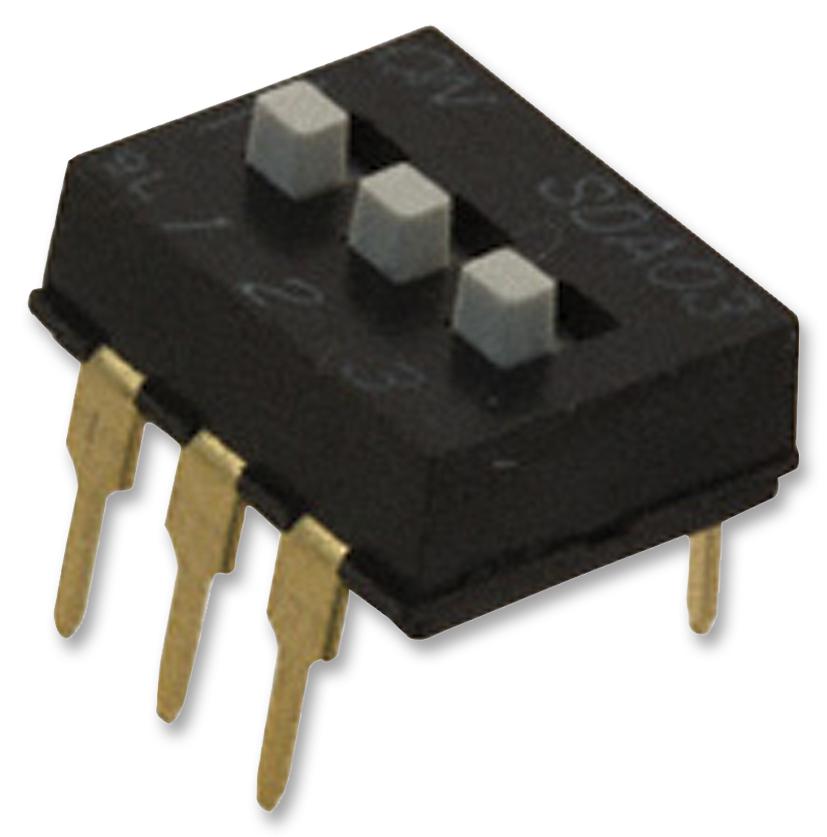 C&k Components Sda03H1Bd Switch, Raised, 3 Way, Tht