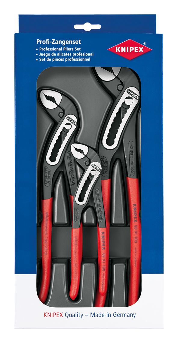 Knipex 00 20 09 V03 Tool Kit, Pliers, Alligator, 3Pc