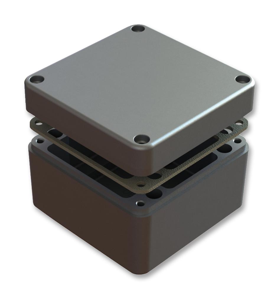 Deltron Enclosures 486-121209-68 Enclosure, Alu, 125X125X90Mm, Ip68