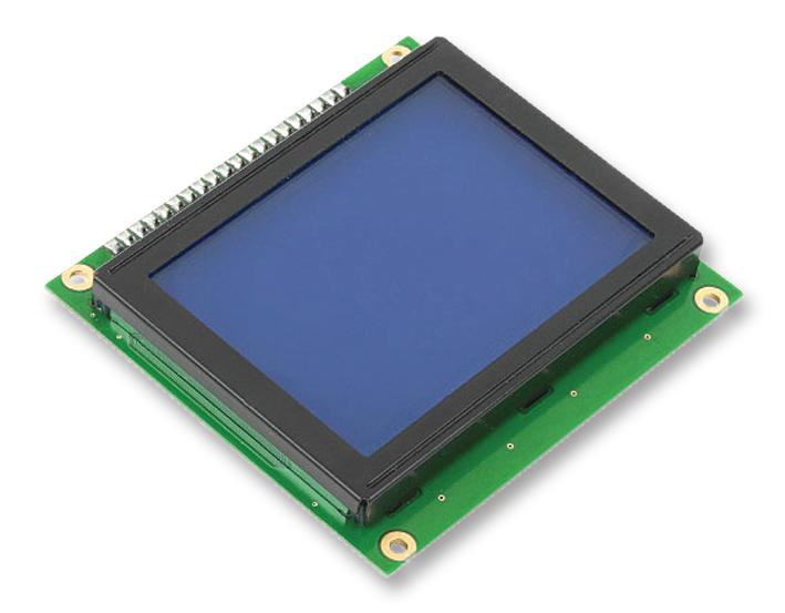 Mikroelektronika Mikroe-4 Graphic Lcd Module, 128 X 64