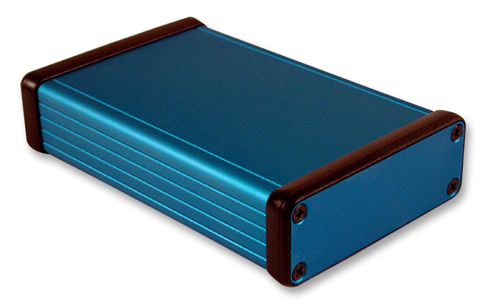 Hammond 1455J1201Bu Enclosure, Aluminium, Blue, 120X78X27Mm