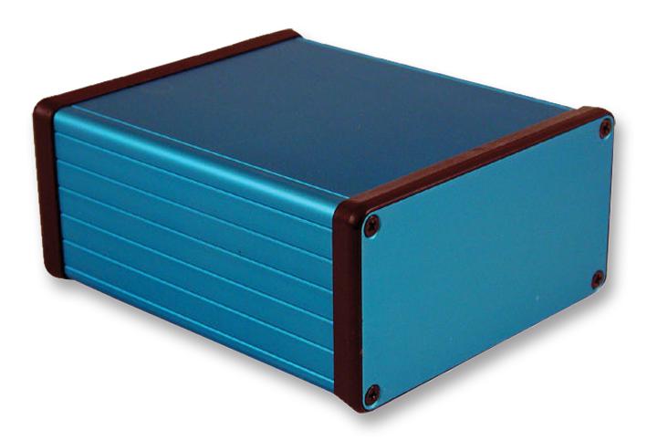 Hammond 1455N1201Bu Enclosure, Aluminium, Blue, 120X103X53Mm