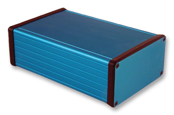 Hammond 1455N1601Bu Enclosure, Aluminium, Blue, 160X103X53Mm