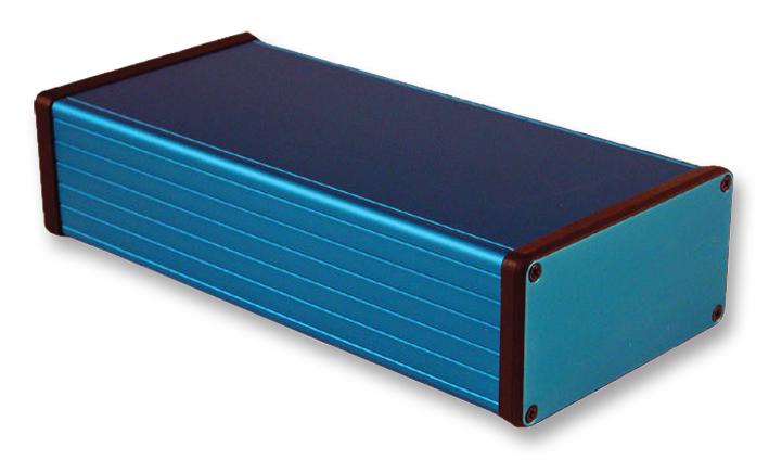 Hammond 1455N2201Bu. Enclosure, Aluminium, Blue, 220X103X53Mm