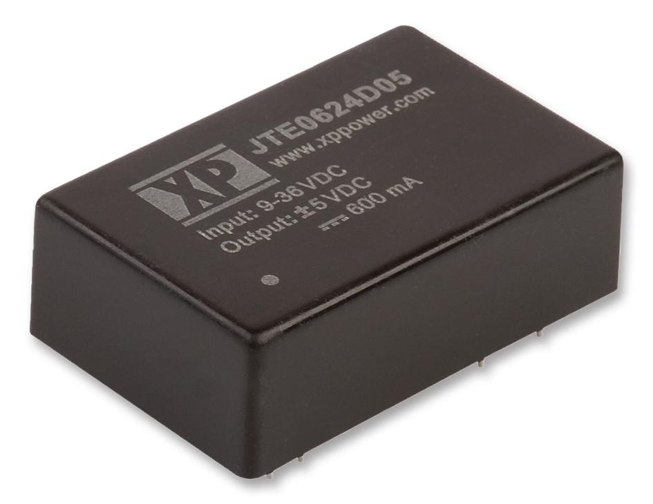 Xp Power Jte0624D15 Dc/dc Converter, 6W, +/-15V, +/-0.2A