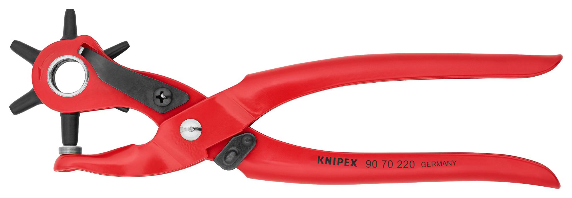 Knipex 90 70 220 Punch Pliers, Revolving, 2-5Mm Diameter