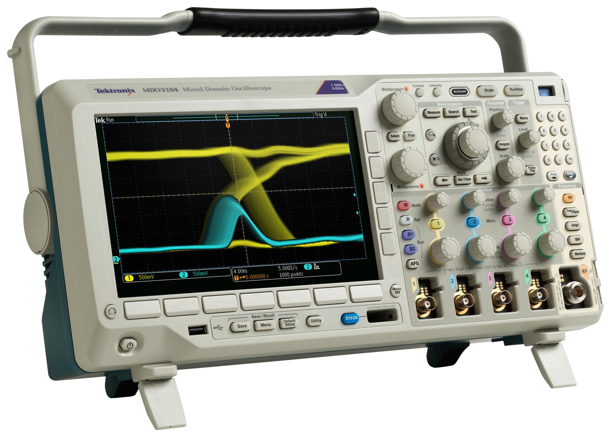 Tektronix Mdo3024 Oscilloscope, 4Ch, 200Mhz, 2.5Gsps