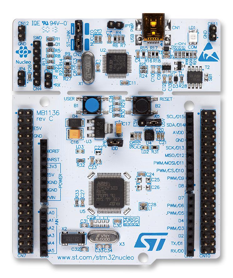 Stmicroelectronics Nucleo-F103Rb Nucleo Board, Mcu