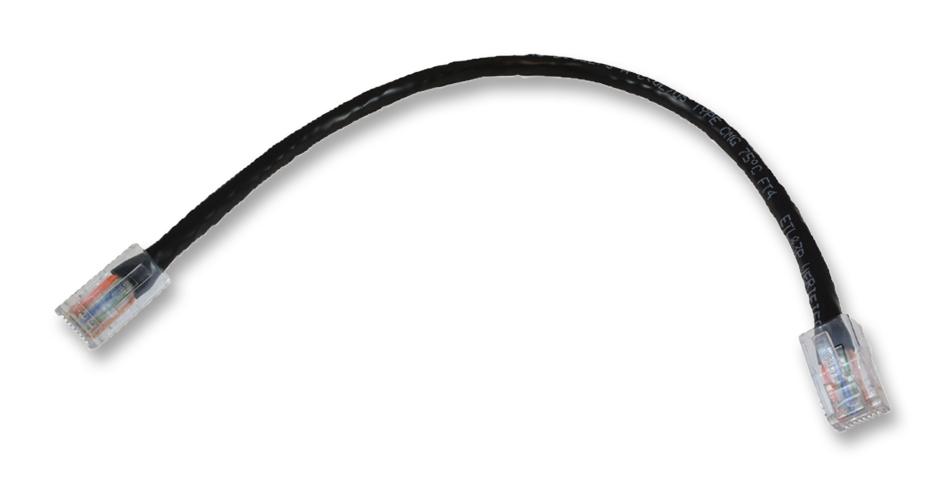 Pro Signal Spc23163 Network Cable, Rj45 Plug, 1Ft, Black