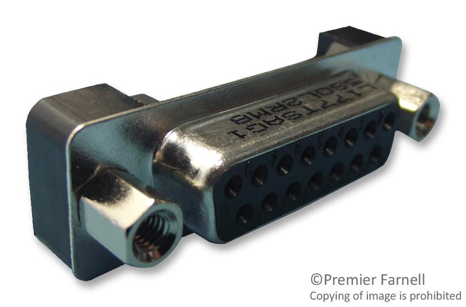 Amphenol Communications Solutions L177Tsag15Sol2Rm8 Connector, D Sub, Rcpt, 15Pos