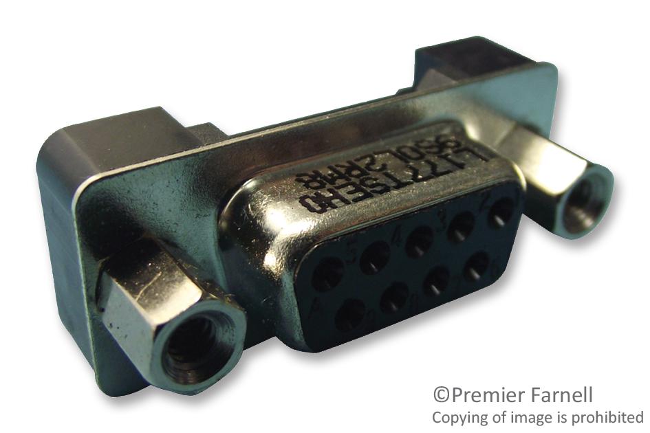 Amphenol Communications Solutions L177Tseh09Sol2Rm8 Connector, D Sub, Rcpt, 9Pos