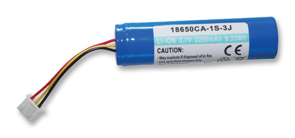 Bak Technology 18650Ca-1S-3J Battery,li-Ion,2.25Ah,3.7V