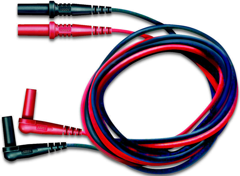 Pomona 5907A Test Lead Set, Blk/red, 1.219M, 1Kv, 10A