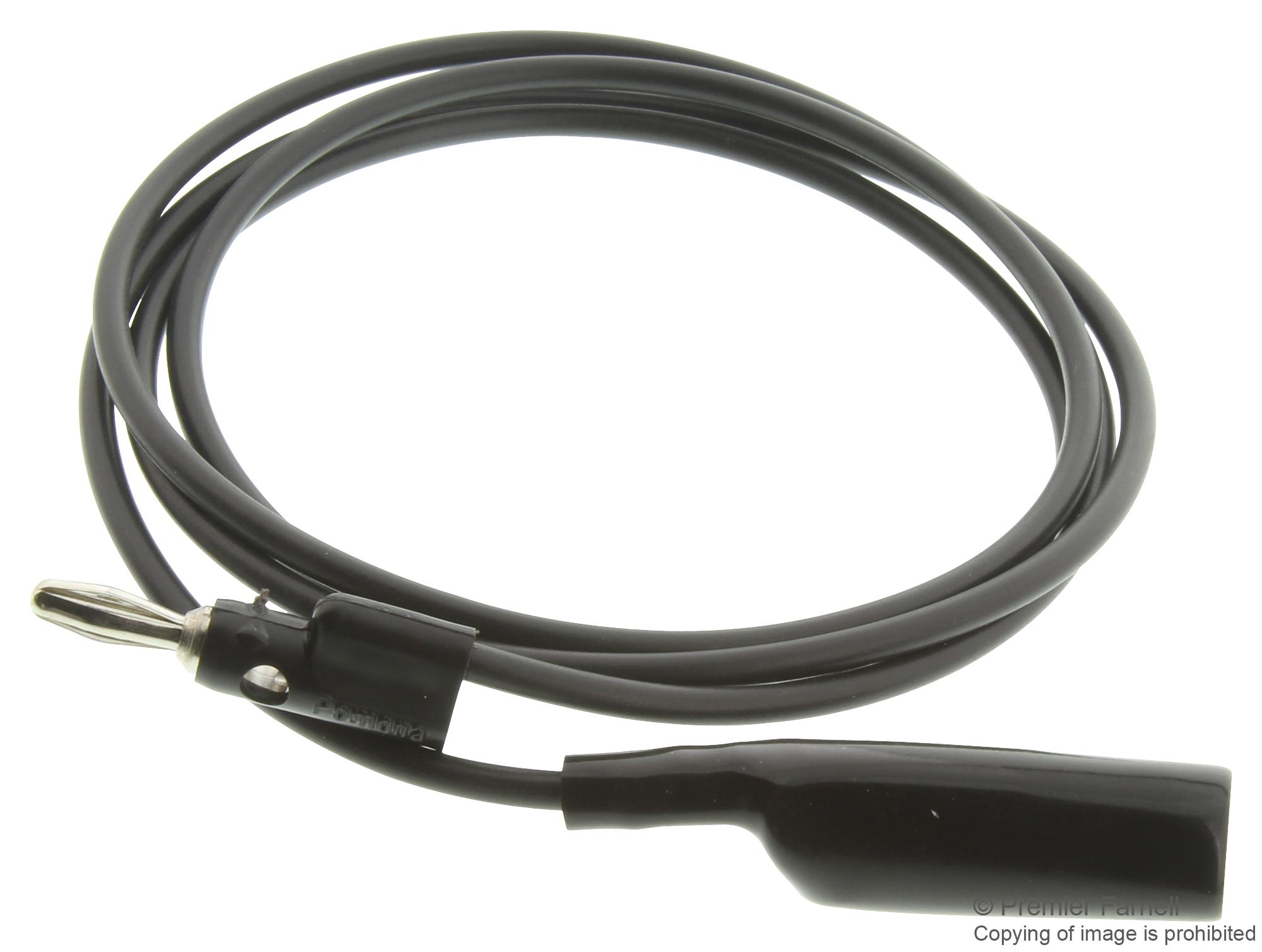 Pomona 1166-48-0 Test Lead, Blk, 1.219M, 5A