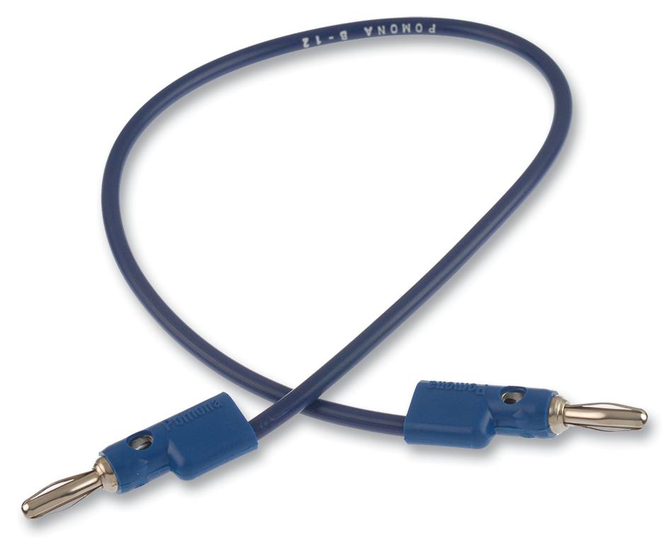 Pomona B-12-6 Test Lead, Blue, 304.8Mm, 60V, 15A