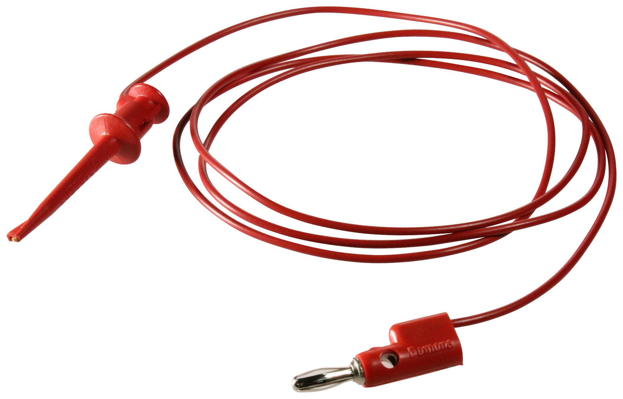 Pomona 3782-48-2 Test Lead, Red, 1.219M, 60V, 5A