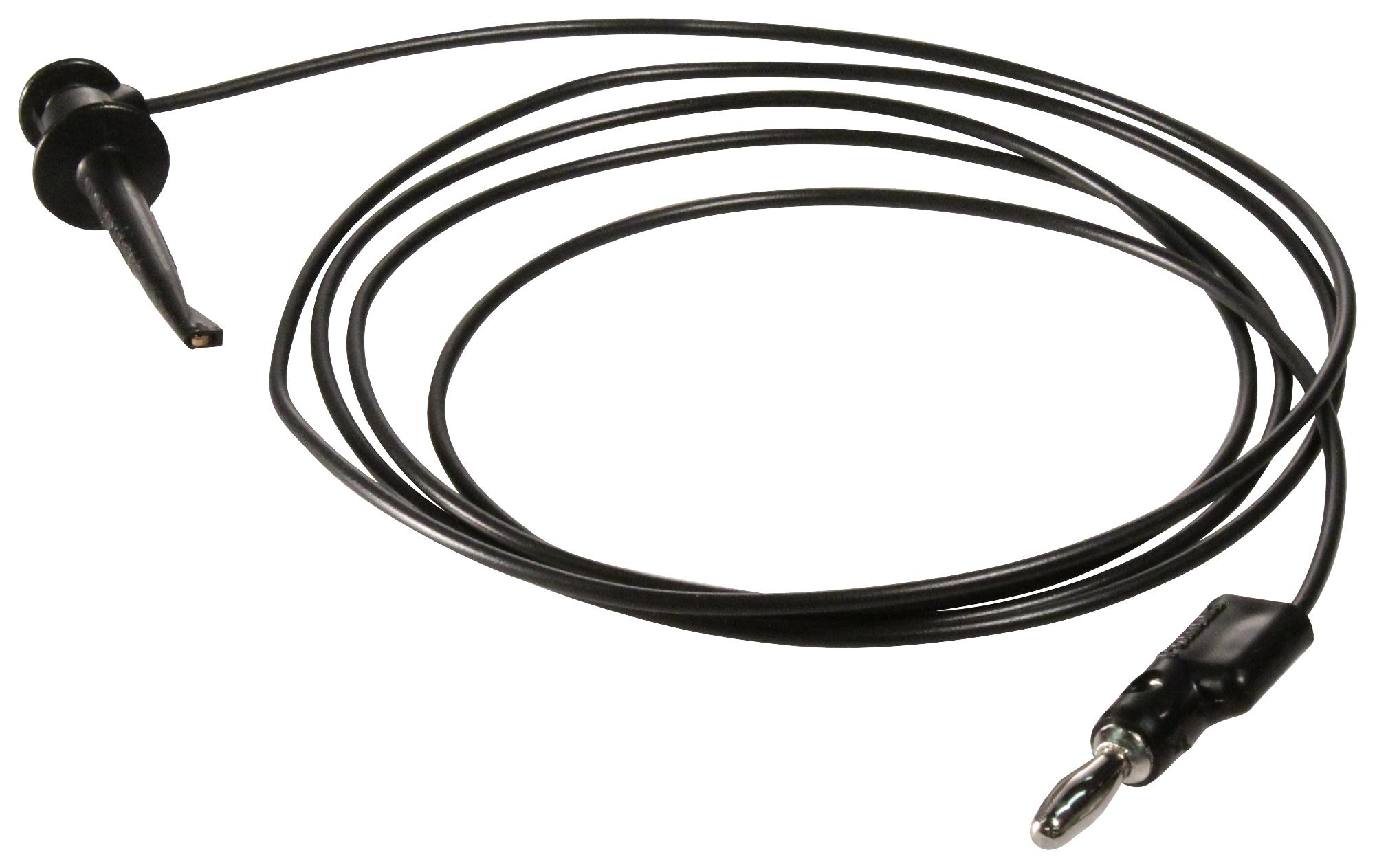 Pomona 3782-60-0 Test Lead, Blk, 1.524M, 60V, 5A