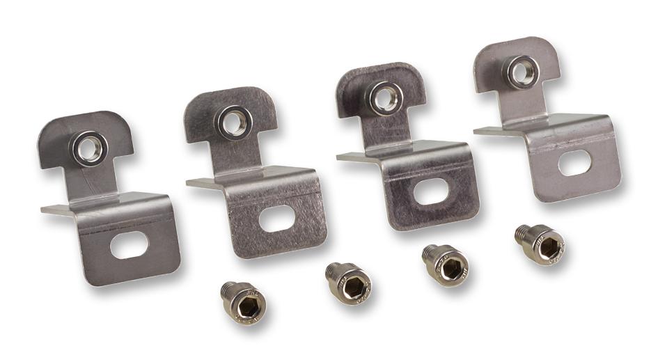 Fibox Wmk Arca 40 Small Wall Mounting Lugs Set, Arca Enclosure